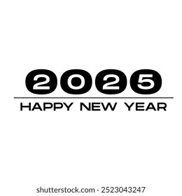 Cheerful New Year 2025 text plan. Front of business journal for 2025 new year with wishes. Blissful New Year 2025 Plan Layout. Present day Plan for Schedules, Greeting, Hello Card, and Occasions plan