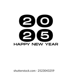 Cheerful New Year 2025 text plan. Front of business journal for 2025 new year with wishes. Blissful New Year 2025 Plan Layout. Present day Plan for Schedules, Greeting, Hello Card, and Occasions plan