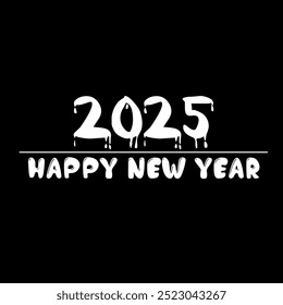 Cheerful New Year 2025 text plan. Front of business journal for 2025 new year with wishes. Blissful New Year 2025 Plan Layout. Present day Plan for Schedules, Greeting, Hello Card, and Occasions plan