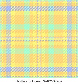 Cheerful pastel plaid pattern, textile design. Perfect for backgrounds, fashion prints, or adding a soft, colorful touch to any project. Versatile  vibrant.