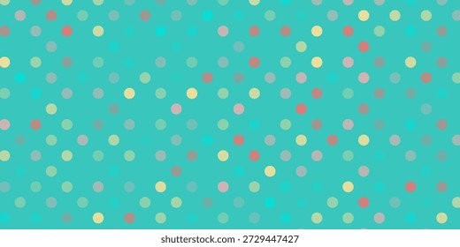 Patrón de lunares pastel alegre.  Perfecto para fondos, textiles, Sitios web o cualquier diseño que necesite un ambiente juguetón y retro.  Este diseño vibrante y repetitivo evoca felicidad y energía.