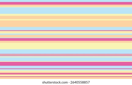 Cheerful pastel stripes background. Perfect for websites, social media, packaging, and textile designs.  Evokes feelings of happiness and optimism.