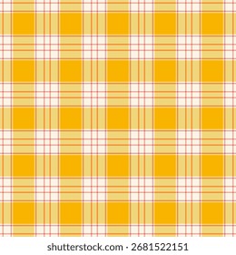 Cheerful plaid pattern in warm colors. Ideal for backgrounds, textiles, or adding a touch of cozy comfort to designs. Versatile for seasonal and everyday projects.