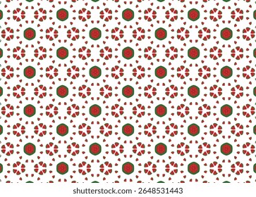 A cheerful, repeating pattern of watermelon slices on a white background, perfect for summer designs.