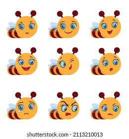 Cheerful, Sad, Surprised, Angry, Calm, Scared, Smiling, Joyful, Cunning, Emotions Bee