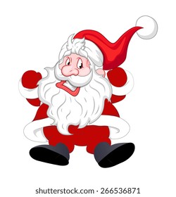 Cheerful Santa Character