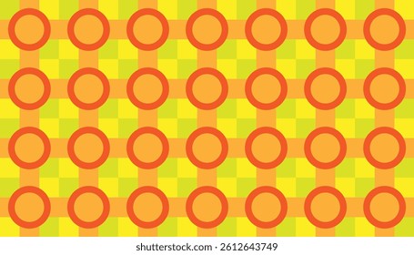 Cheerful seamless vector design with vibrant concentric circles. Great for wrapping paper, digital backdrops, and festive products