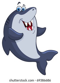 Cheerful shark