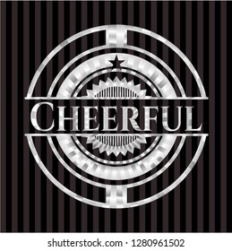 Cheerful silver badge