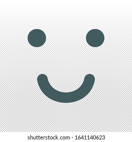 Cheerful Smiley Vector illustration icon. face