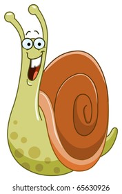 Cheerful snail