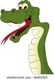 Cheerful snake