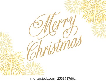 A cheerful and stylish design showcasing festive typography and elements that evoke a joyful holiday spirit, perfect for Christmas cards, decorations, and seasonal marketing materials