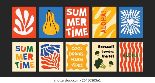Banner de bistrô alegre de verão com desenhos estéticos combinando ilustrações florais e mensagens doces. Perfeito para marca de estilo de vida, cafés ou mercados ecológicos.


