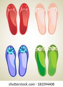 Cheerful summer shoes