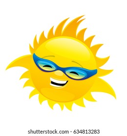 Cheerful sun.