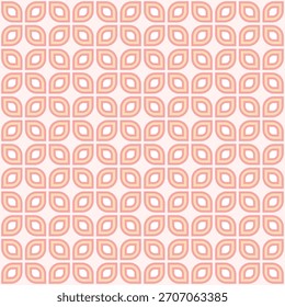 Alegre Ilustración vectorial con azulejos de hojas soleadas en suave rubor y tonos dorados. Perfecto para textiles de cocina retro, papel de embalaje lindo o gráficos de moda.