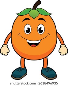 A cheerful, vibrant orange with a smiling face, captured against a colorful background, radiating positivity and freshness, perfect for playful, fun, and lively visual themes.