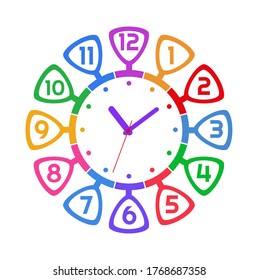 3,675 Kids wall clock Images, Stock Photos & Vectors | Shutterstock