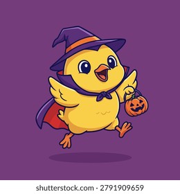 A cheerful yellow chick