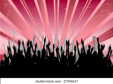 Cheering Audience