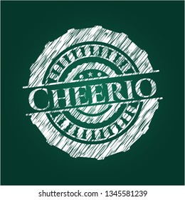 Cheerio chalk emblem svg