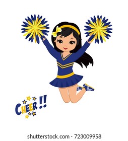 Cheer Pom Poms Vector Art & Graphics