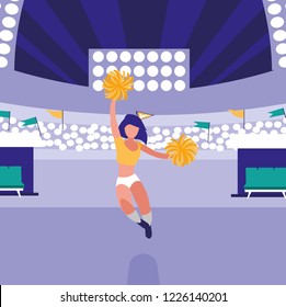 cheerleader entertaining design