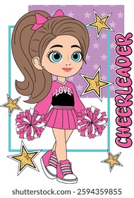 cheerleader girl fashion love smile starshine