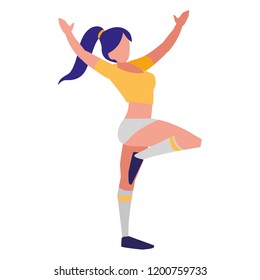 cheerleader girl icon 