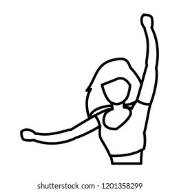 cheerleader girl icon 