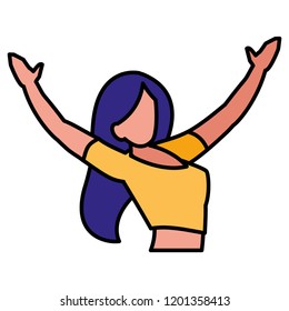 cheerleader girl icon 