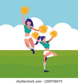 cheerleader girls design