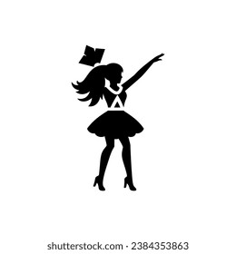 Icono animador sobre fondo blanco - Ilustración vectorial simple