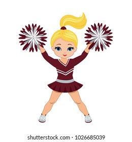 286 African american cheerleader Stock Illustrations, Images & Vectors ...