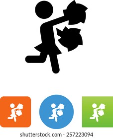 Cheerleader / Pom pom icon