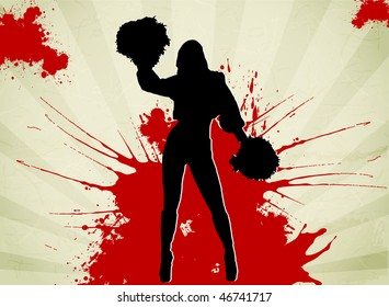 cheerleader poster