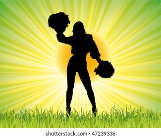 cheerleader poster