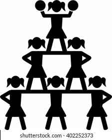 Cheerleader Pyramid