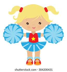 Cheerleader vector illustration