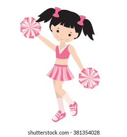 Cheerleader vector illustration