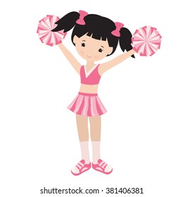 Cheerleader vector illustration