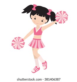 Cheerleader vector illustration