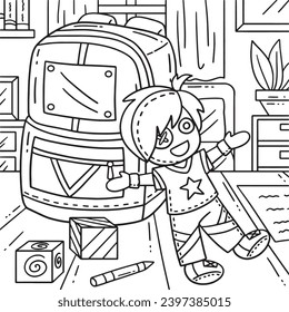 Cheerleading Boy Cheerleader Plushie Coloring 
