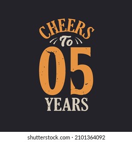 Cheers to 5 years, 5th birthday celebration