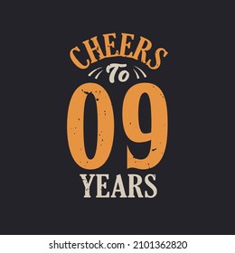 Cheers to 9 years, 9th birthday celebration