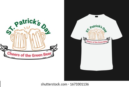 Cheers of the Beer t shirt design, typography, vector, apparel, template, eps 10
