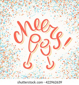 Cheers! Congratulations card. 