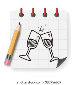 cheers doodle