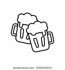 Cheers Emoji vector icon stock illustration